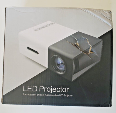 MINI LED PROJECTOR 本体 Mini Projector, Meer Portable Pico Full Color LED LCD Video