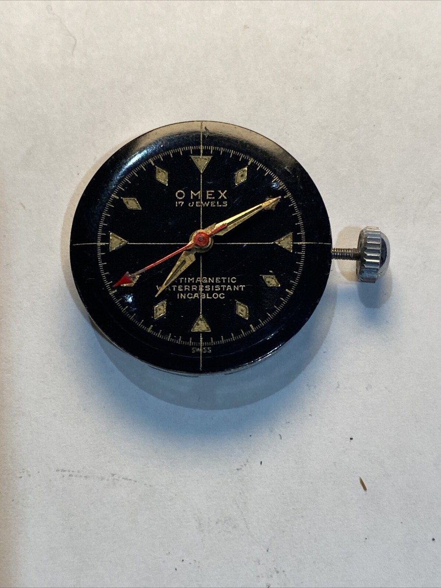 OMEX Michael Z Berger Vintage Mens Wrist Watch Movement Cal BYM Parts  Repair (43