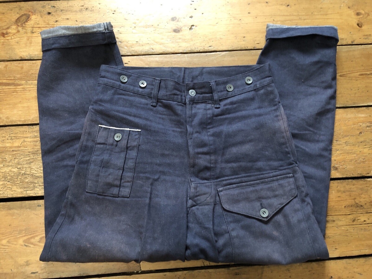 Nigel Cabourn Lybro Selvedge WW2 British Army Battledress Trousers