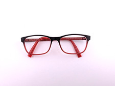 Esprit Eyeglasses Frames Only, ET17457 587 Black/Red, 50-15-135, Plastic
