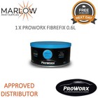 1 X PROWORX FIBREFIX FIBRE GLASS CAR BODY FILLER 0.6L WITH BPO HARDENER 