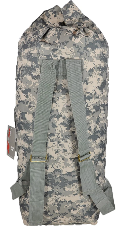 BOLSO DE LONA TÁCTICO MILITAR VIAJE AL AIRE LIBRE 42" NEXPAK EE. UU. MDP142 ACU CAMO Foto 3 de 3