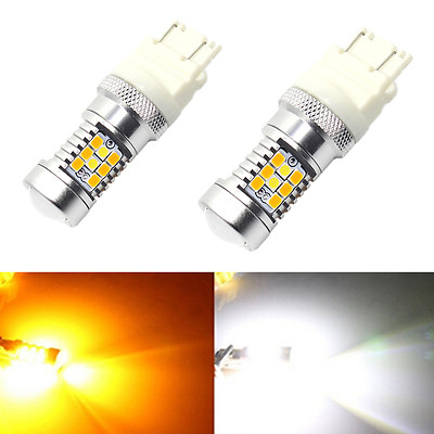 Alla Lighting Front Turn Signal LED White Yelow Light Bulbs for 13-16 Ford C-MAX