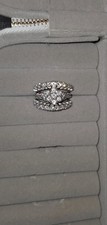 3.00-3.10 Carats 3 Ring Engagement/Wedding Ring Set