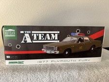 GreenLight Artisan 1:18 1977 Plymouth Fury The A-Team US Army Military Police LE