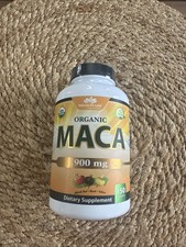 Organic Maca 1900 MG per serving 150 vegan capsules Peruvian Maca Root