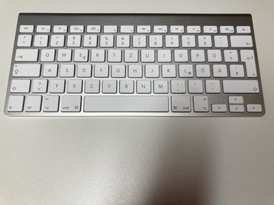 A1314 Apple Magic Wireless Keyboard weiß Bluetooth guter Zustand QWERTZ