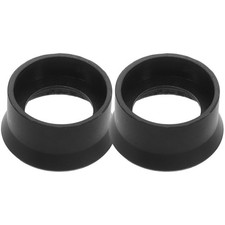 2Pcs Reusable Rubber Eyepiece Covers for Binoculars Black Comfortable