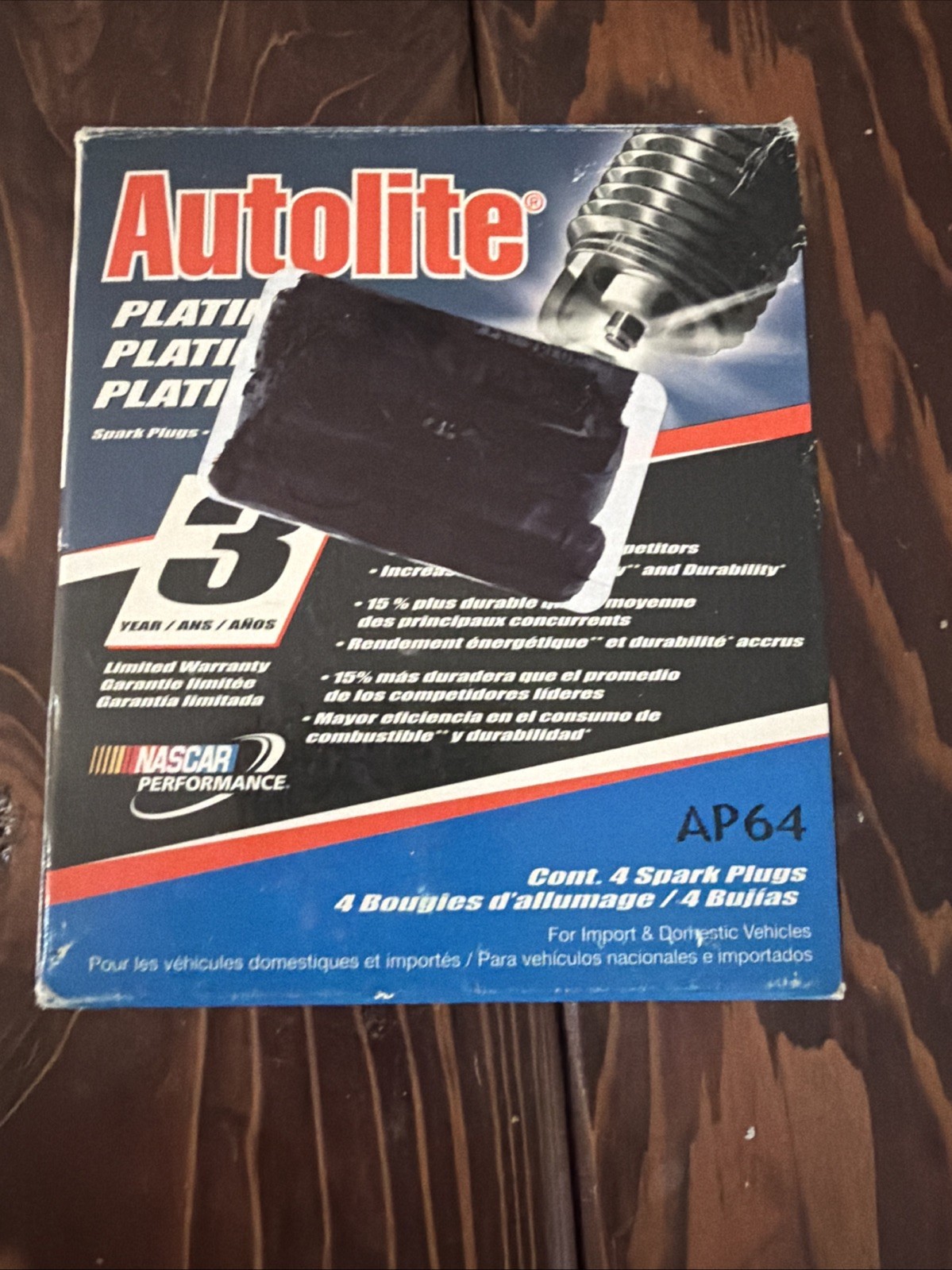 4-NEW Autolite AP64 Platinum Spark Plugs NEW