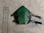 Green and Black Celtic Horse Pattern Leather Forearm or Shin Bracers/Gauntlets — photo 4