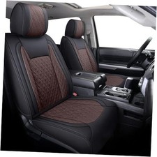 Toyota Tundra Truck Seat Covers Custom Fit 2008-2026 Full Set/Black-Brown