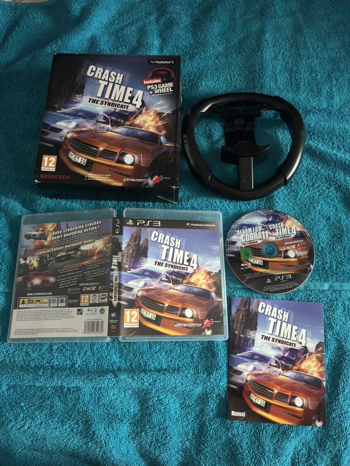 Crash Time 4 The Syndicate - Big Box With Wheel Rare (Playstation 3)- Uk Pal