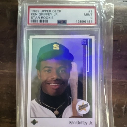 Upper Deck 1989 Ken Griffey Jr Star Rookie RC #1 Mariners MLB PSA 9