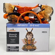 Way To Celebrate Monarch Butterfly Infant 0-6 Months Dress Up Halloween Costume