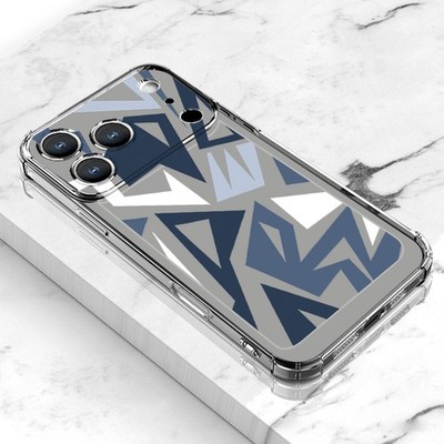 Hülle für iPhone 17 16 Pro Max 15 14 13 12 11 Unregelmäßiges Muster TPU-Schutz
