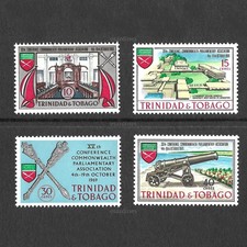 TRINIDAD & TOBAGO 1969 : 15th Commonwealth Parliamentary Conf  MNH SG364/367
