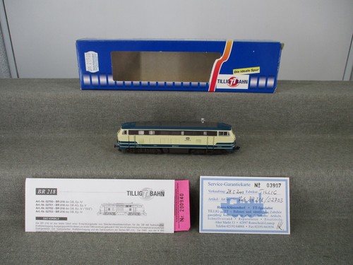 Tillig Spur TT 02703 Diesellok BR 218 293-9 der DB DC Analog in OVP | Condition: Gebraucht