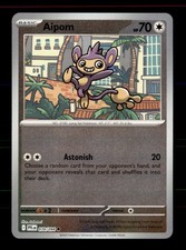 Aipom 078/094 Common Phantasmal Flames Pokemon Reverse Holo Near Mint