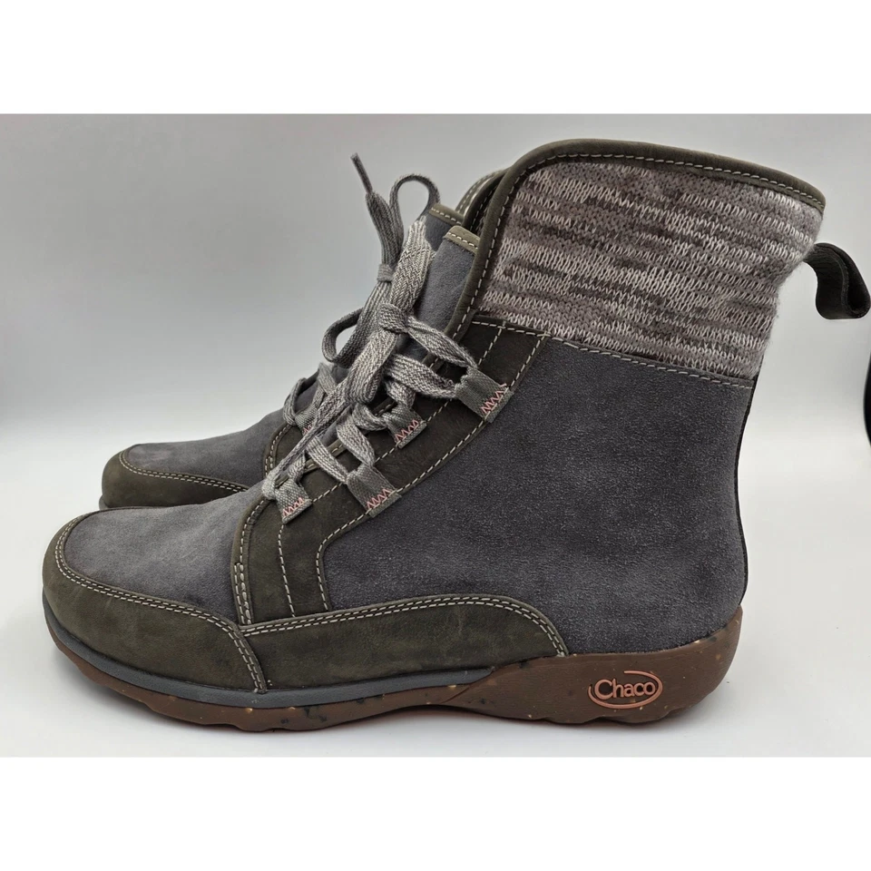 Chaco Botines Castlerock Barbería Chukka Cuero Mujeres 9 Caminata Impermeables Cálidos Foto 3 de 4