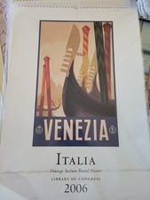Cavallini & Co Venezia Italia Poster Calendar From 2007