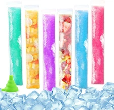 Popsicle Bags 160Pcs Ice Pop Bags Popsicle Mold Bag Disposable Popsicles Bag 8x2
