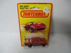 Matchbox Lesney Superfast SF4 1957 Chevy "Cherry Bomb", unpainted base, carded