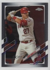 2021 Topps Chrome Mike Trout (Vertical Batting) #27 0vk0