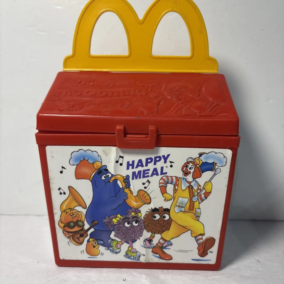 McDonald's Fisher Price Quaker Oats 1989 de colección Happy Meal lonchera con Play Foods Foto 2 de 4