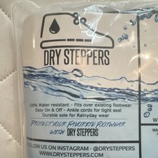 Dry Steppers Water Resistant Overshoe Covers M Fits 8-10