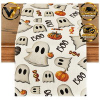 TischläUfer Halloween KüRbisse Geist 40X180 Cm Deko FüR Festlichkeiten