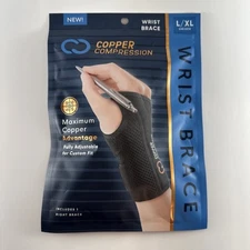 Copper Compression Copper Infused Right Hand Wrist Brace (Size: L/XL) *NEW*