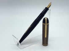 1940s EVERSHARP Skyline 14K Gold Nib Dark Green Lever Fountain Pen