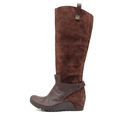 PUMA Damen 346109 Stiefel Braun Wildleder/Echtleder Rutschfeste Sohle EU 39
