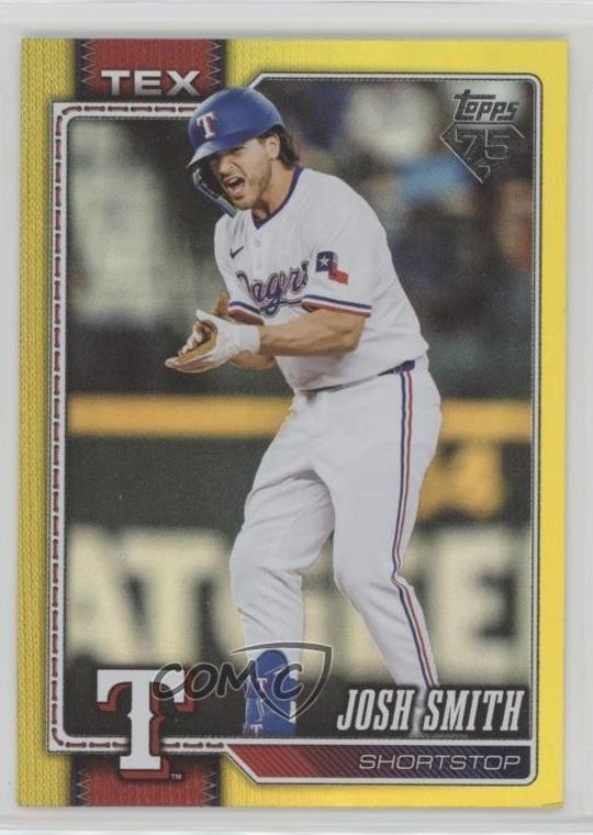 2026 Topps Series 1 Yellow Rainbow Foil 102/399 Josh Smith #169 1g04