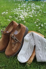Herren Trachtenschuhe + Socken 42 43 44 Haferlschuhe Oktoberfest Trachten Schuhe