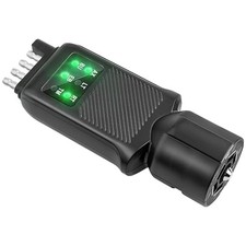3-in-1 Trailer Plug Tester 4/5 Pin Flat 7 Pin Trailer Light Tester with