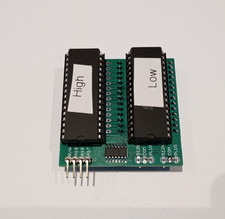Pre-assembled Rominator board for Macintosh Plus. Boot your Mac Plus from ROM.