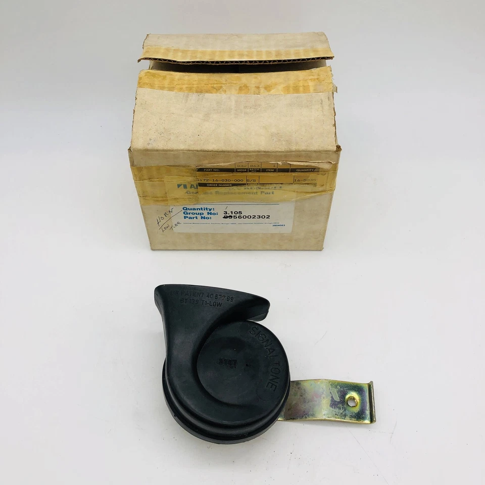 AMC Jeep 56002302 Horn Low Tone OEM NOS 1988-90 Cherokee Wagoneer Limited - Image 4 of 4