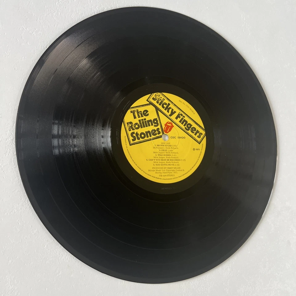 The Rolling Stones - Sticky Fingers 1st UK  *TML* Press Complete A3/B4. VG+/VG+ - Image 2 of 4