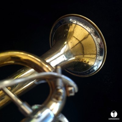 F.E. Olds & Sons SUPER  model FOUR DIGIT trumpet  gamonbrass