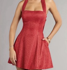 Windsor Dress Size Medium New with Tags Red Skater Mini Dress