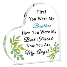 Memorial Gifts for Loss of Brother Sympathy Acrylic Plaque Brother Memorial G...