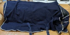 78” B Vertigo Heavyweight Wool Cooler Navy