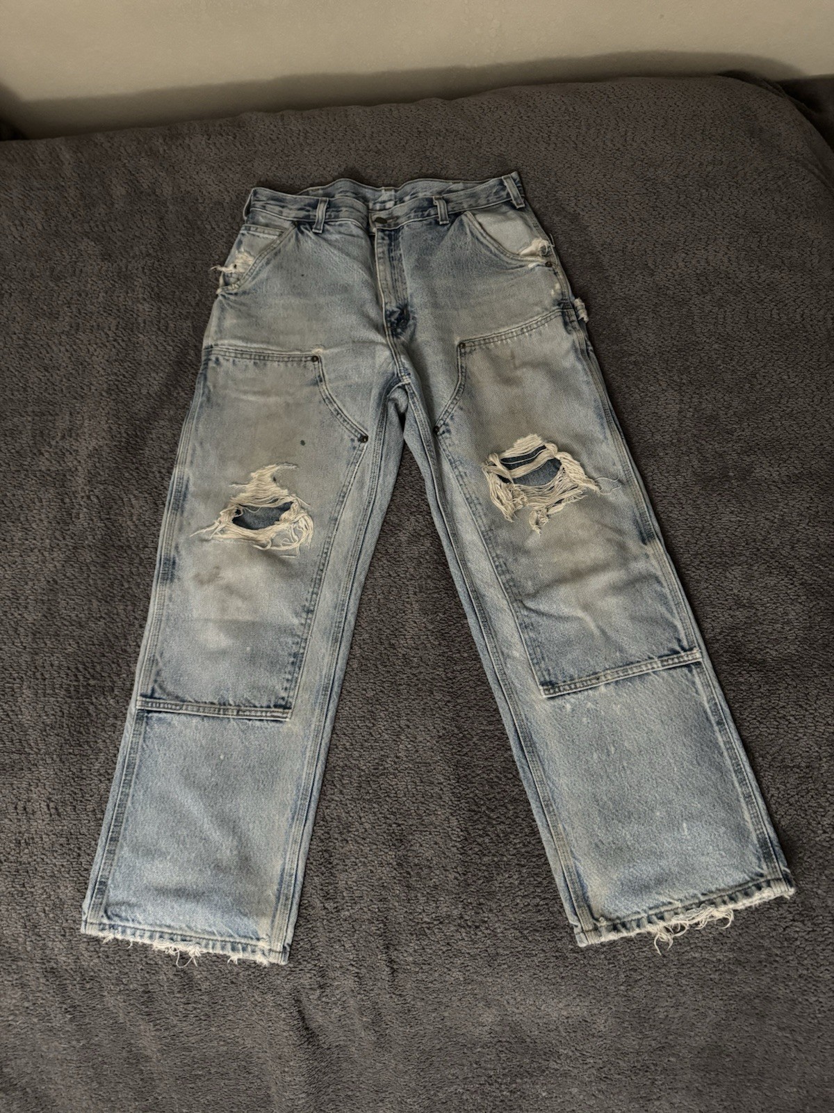vintage carhartt double knee pants