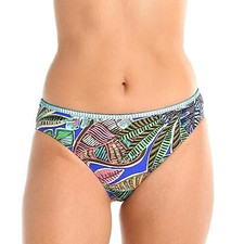 LaBlanca Women's Bikini Swim Bottom Multi Neon Nights Tropical Size 14. NWT