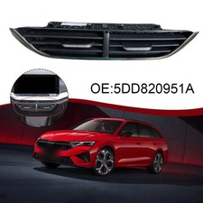 Middle Exhaust Outlet Panel For Skoda Octavia 2021-2025 5DD820951A Black ABS Car