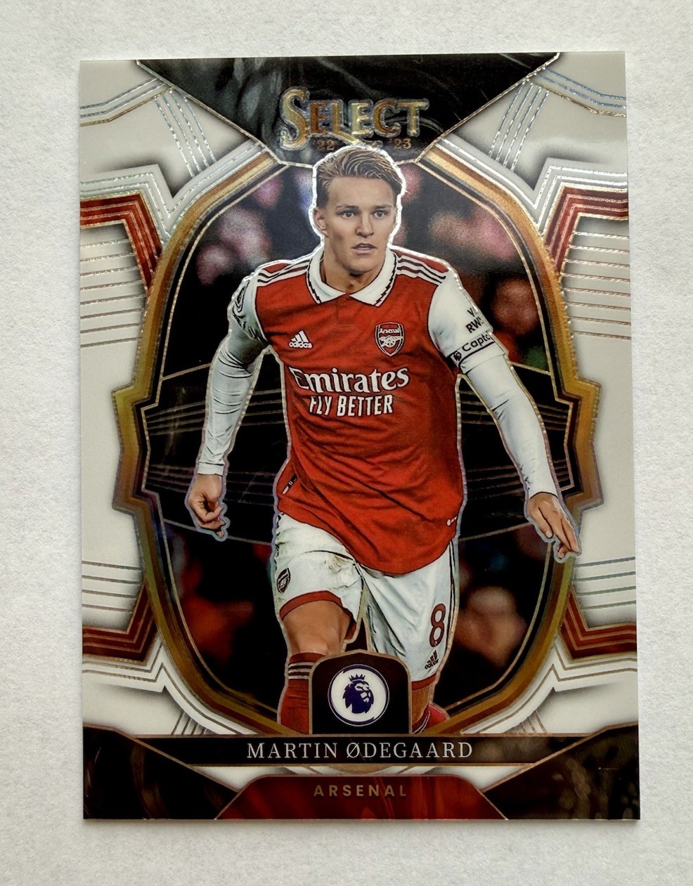 Panini 2022-23 Select Premier League Martin Odegaard #6 Arsenal Terrace /20