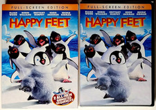 Happy Feet DVD Full Screen, 2006, Warner Bros. With Slipcover - BRAND NEW