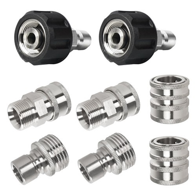 #ad #ad Pressure Washer Adapter Set Stainless Steel Quick Disconnect Kit with M22 Me... $29.35