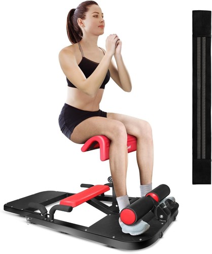 Yes4All Hip Thrust Machine Including Resistance Bands Glute Sissy Squat G2U